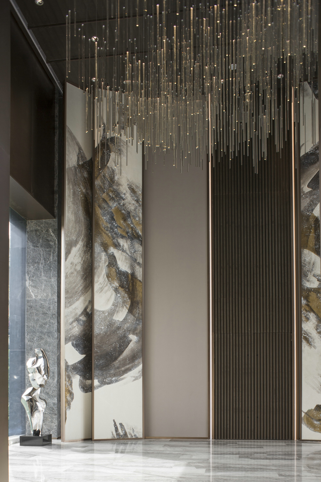 纳沃设计丨济南龙湖景粼原著售楼处-2