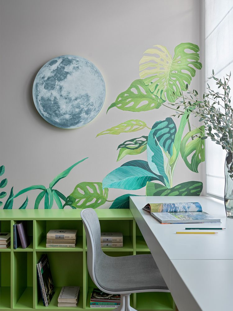 带空中楼梯和石墙的两层公寓设计丨俄罗斯莫斯科丨Design Rocks工作室（叶夫根尼·希洛夫,伊利亚·叶罗舍维奇）-24