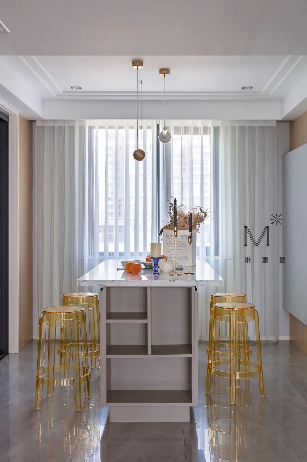 300 平顶层复式，现代北欧风格家居设计-37