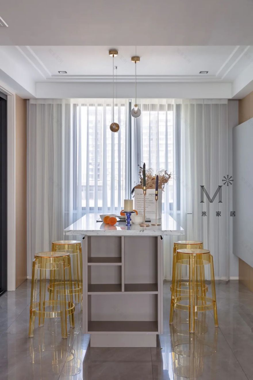 300 平顶层复式,现代北欧风格家居设计-37