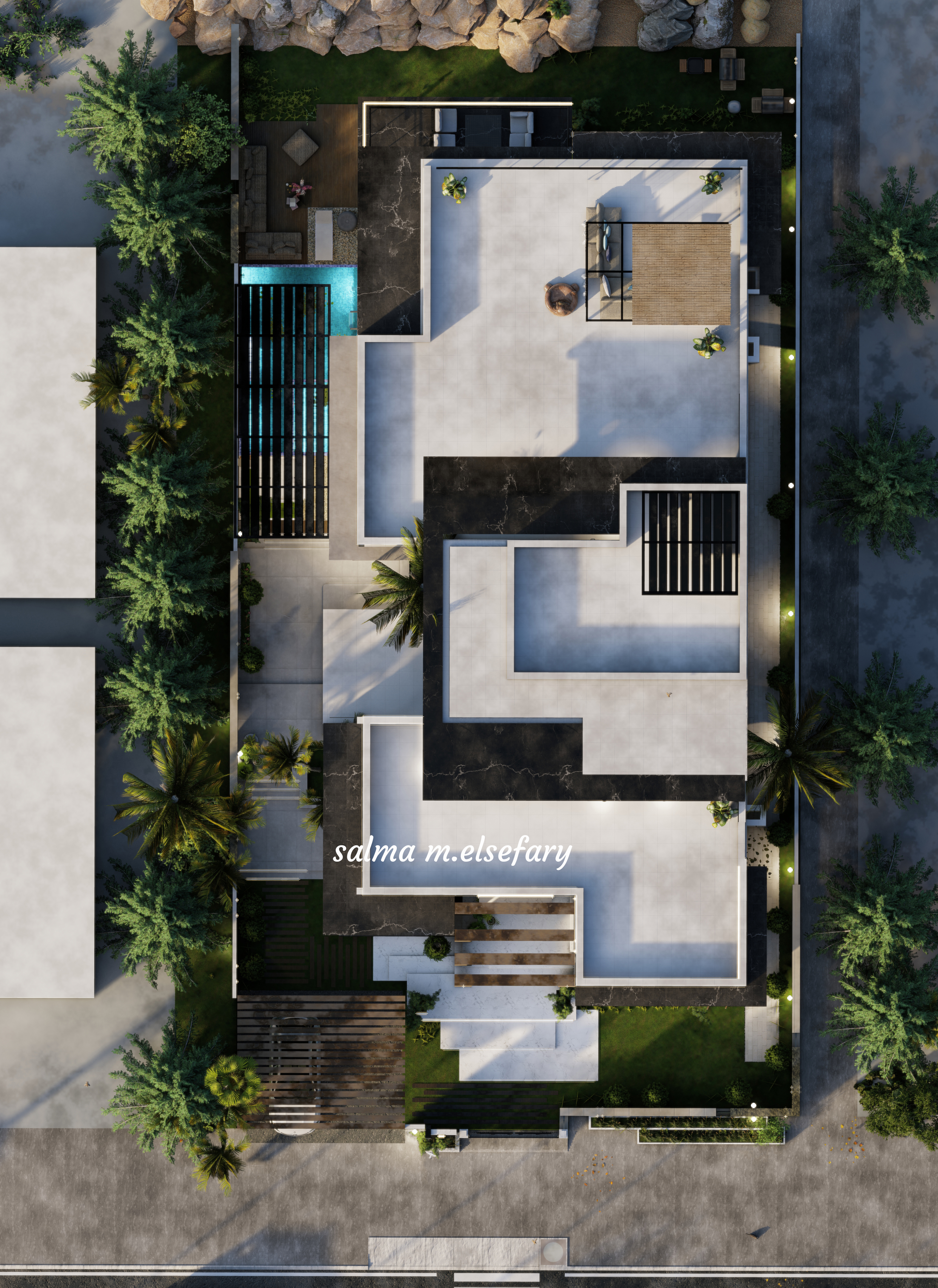 modern villa on oman-0