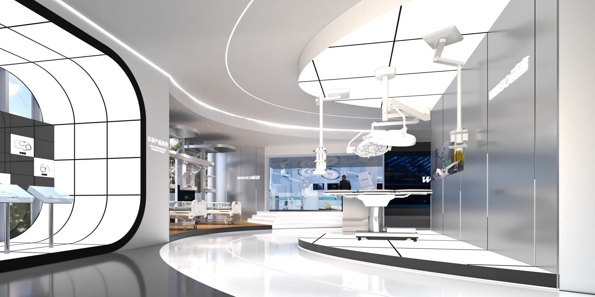 威高企业展厅,威高上海国际研究院展厅-12