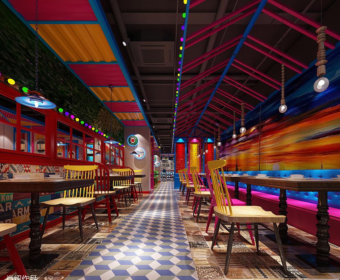 肉蟹煲特色餐厅设计赏析-6