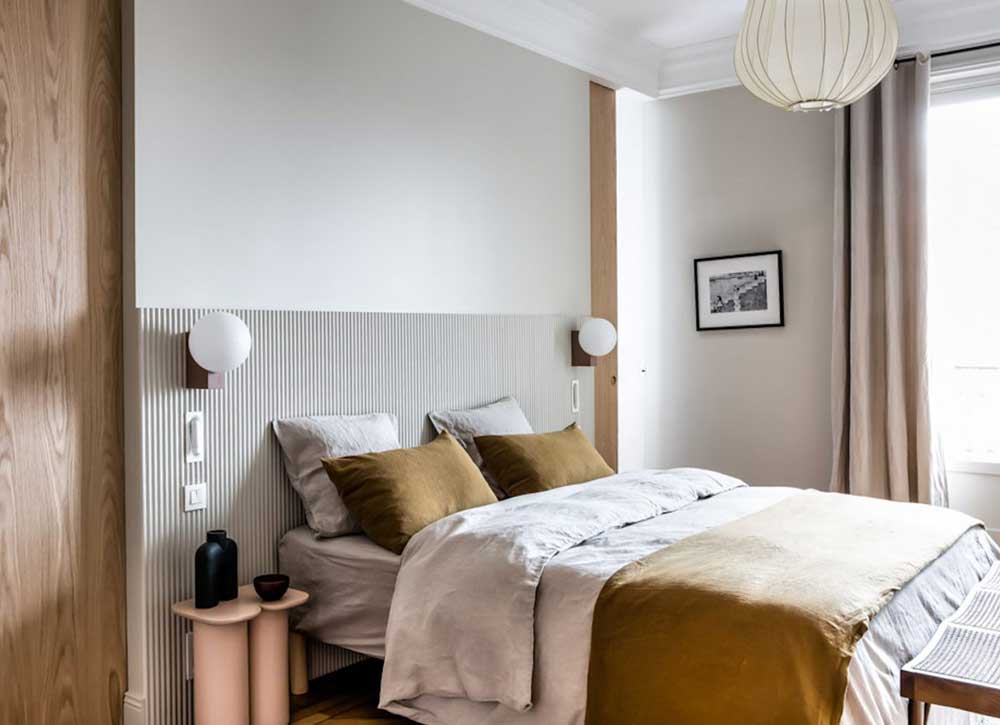 巴黎时尚公寓 | 弧形设计与色彩的完美结合-14