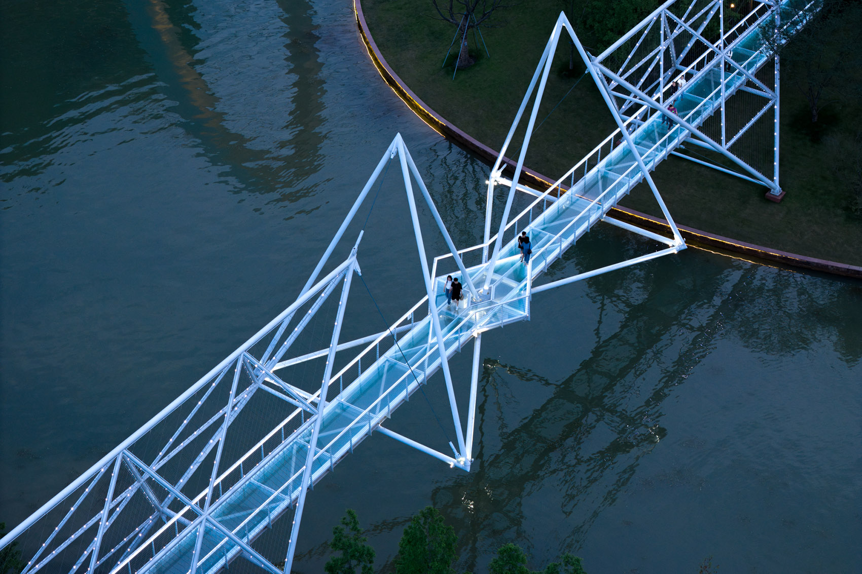 麓湖伊甸岛步行桥丨中国成都丨unarchitecte-59