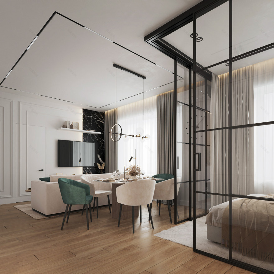 莫斯科“Fresh”住宅综合体小公寓丨俄罗斯莫斯科丨ksinteriors-12