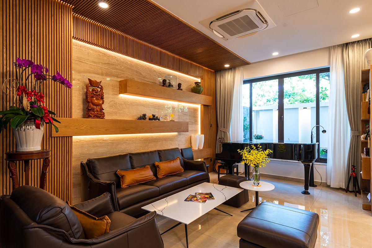 风和日丽的新家 · Phú Mỹ Hưng 三层住宅设计-15