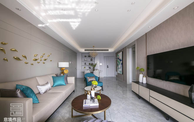 115㎡现代轻奢住宅  意境设计-19