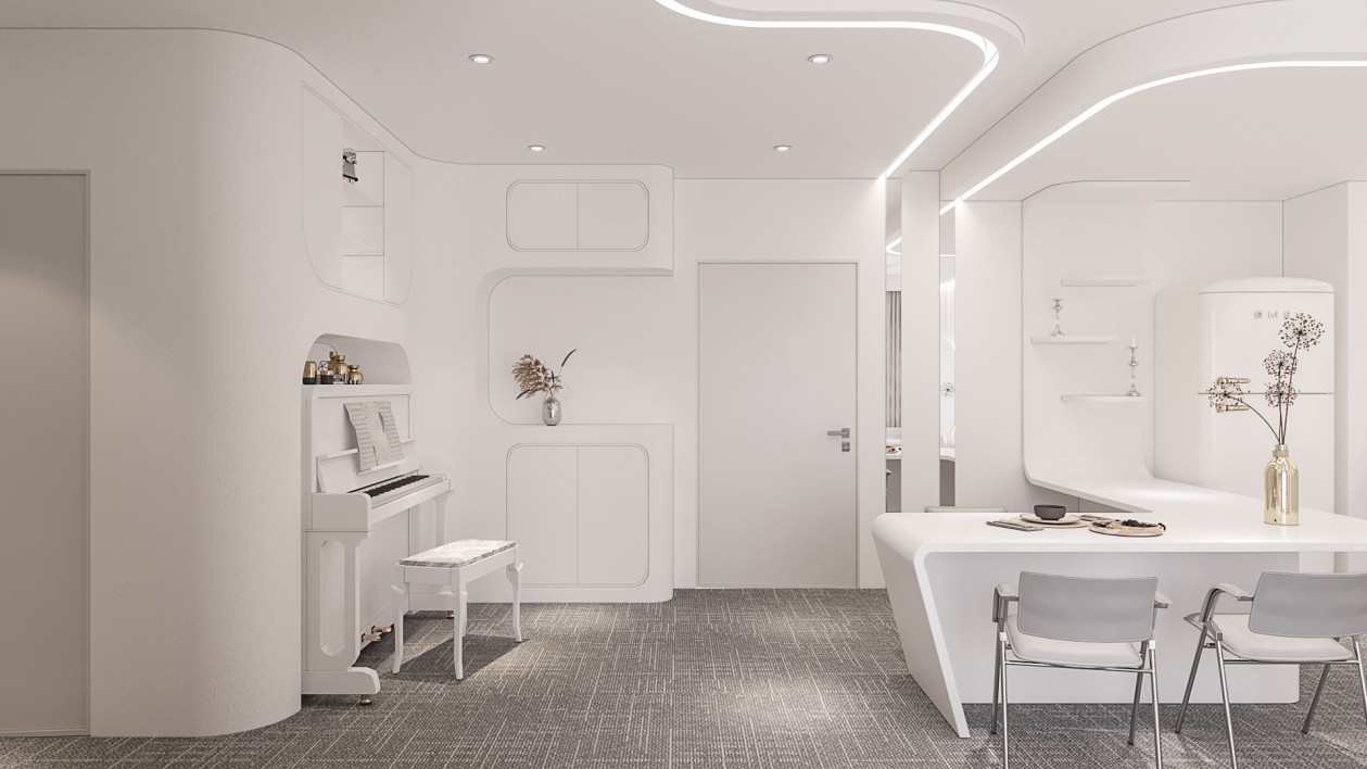 越南女设计师作品--两套不同调性的方案！-15