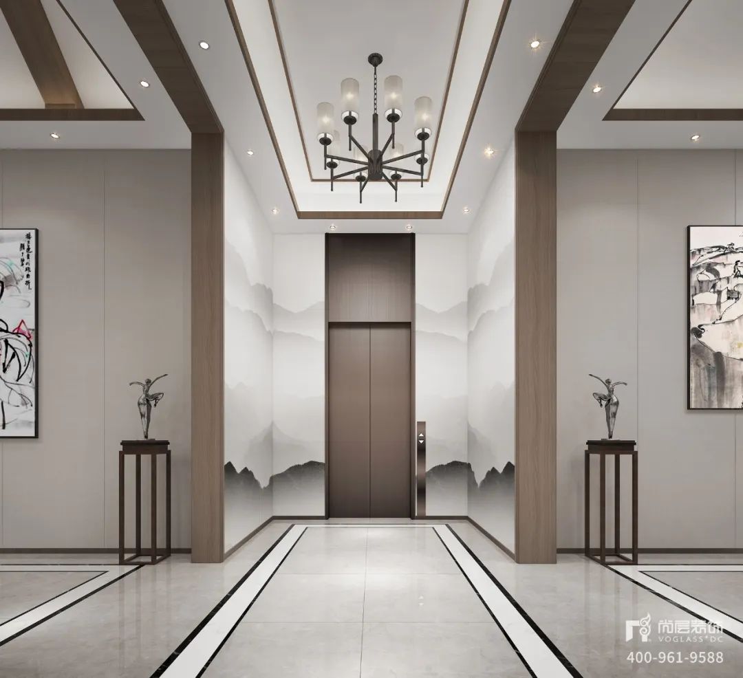 尚层装饰 2600 平气韵大宅 | 新中式风格的美学盛宴-39