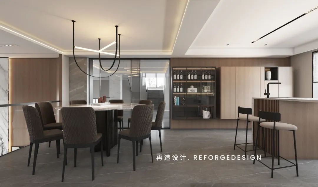 水墨之间 · 台州三门 900㎡现代私宅设计丨中国台州丨再造设计-23