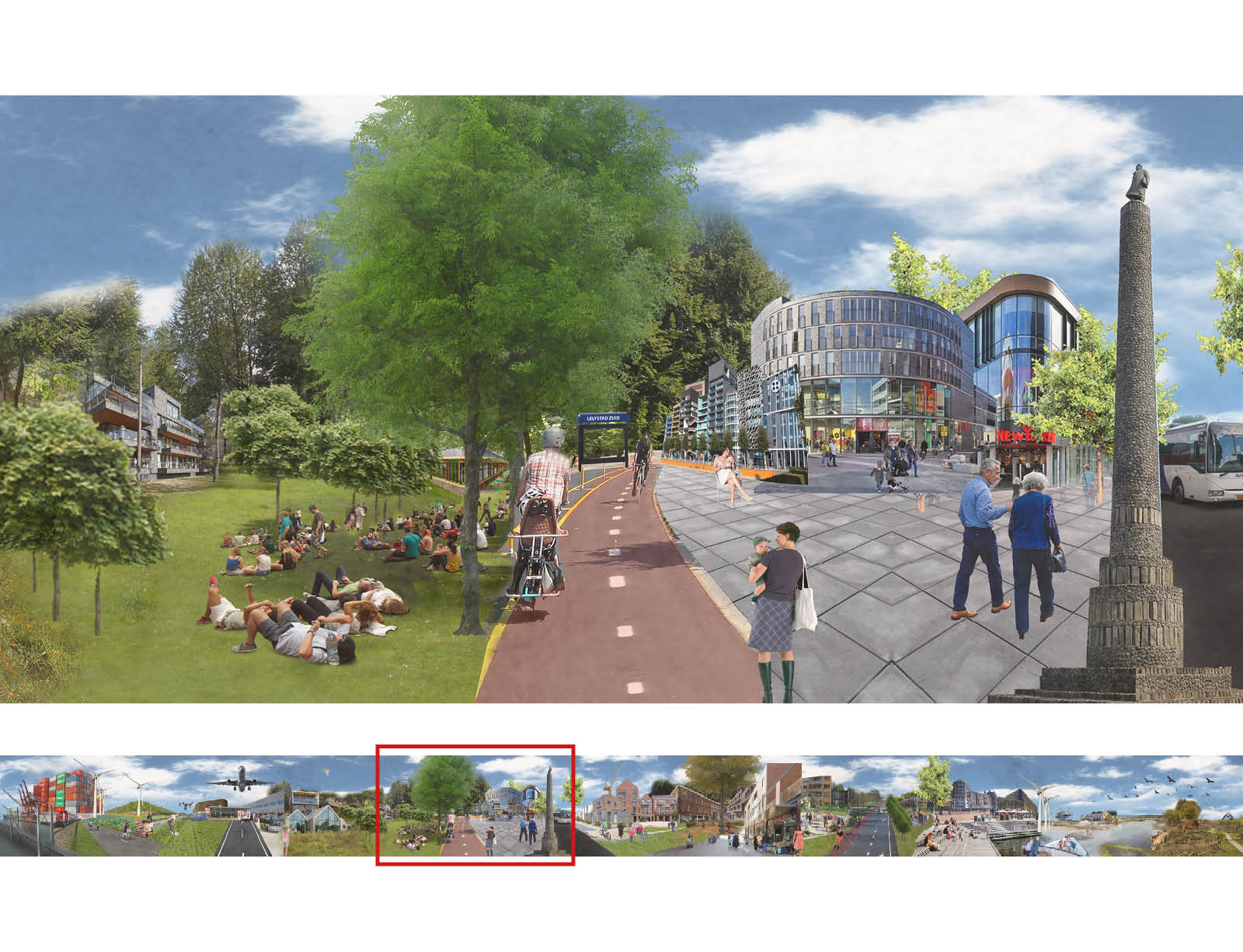 Lelystad城市环境愿景相关规划项目丨NetherlandsLelystad丨Urhahn-1