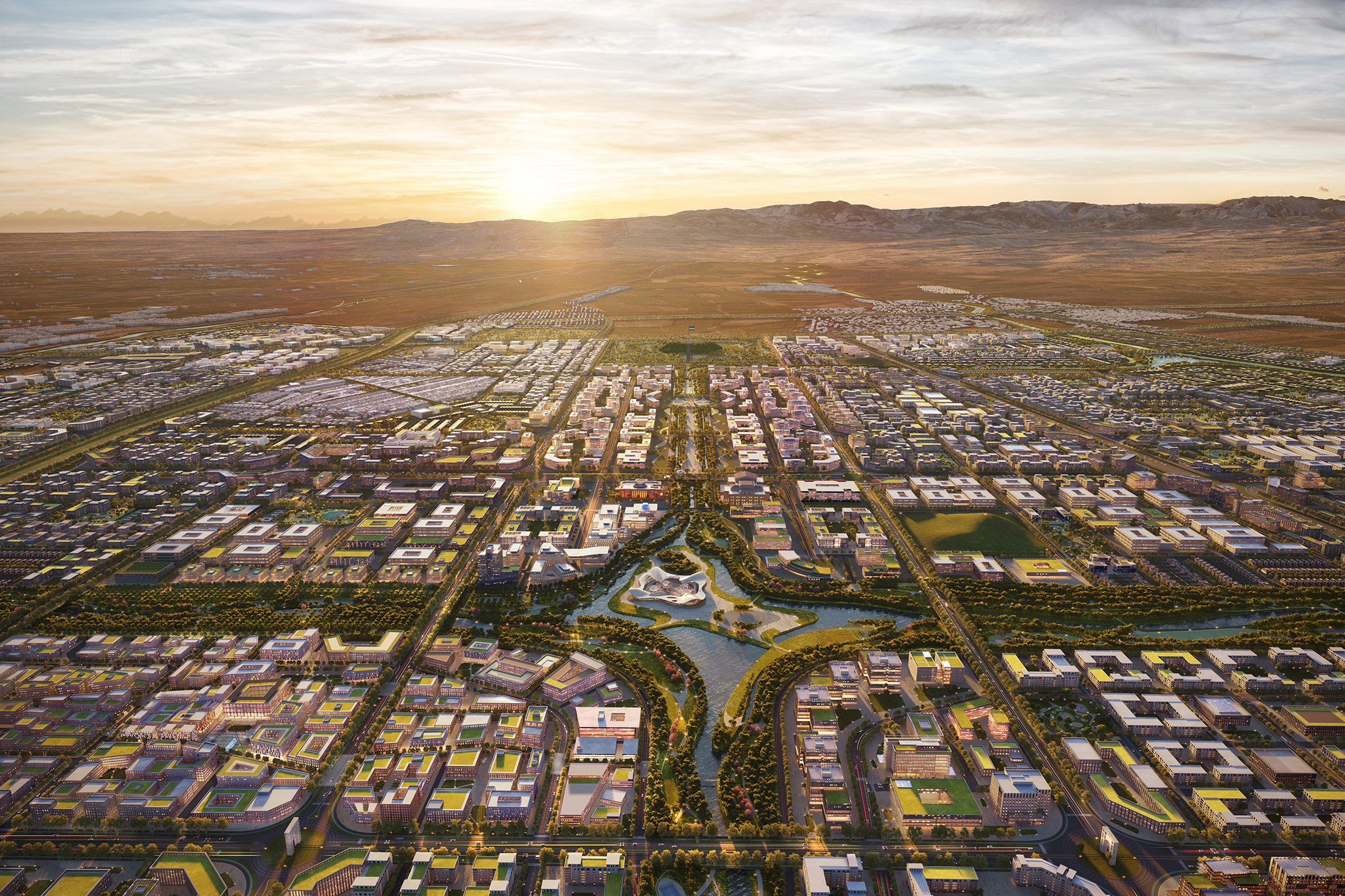 New Tashkent 总体规划丨乌兹别克斯坦塔什干丨Cross Works-4