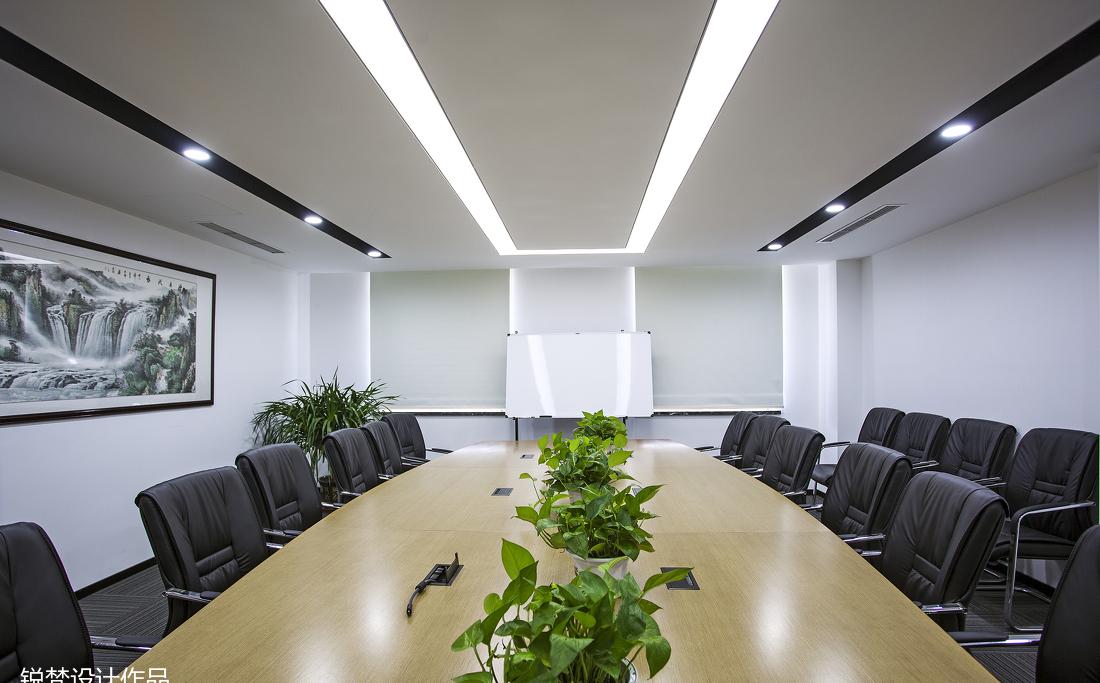 青岛院士港办公楼室内设计-12