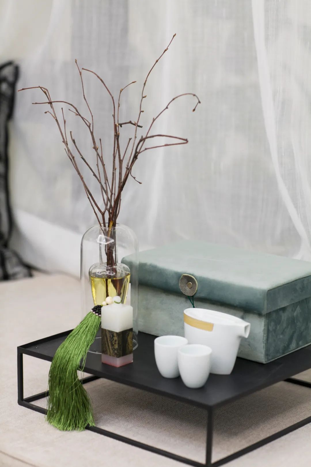 南宁邕宁玖珑湾样板间 | 现代中式美学空间-101