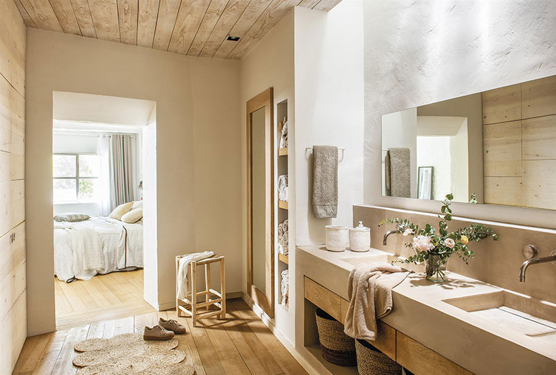 西班牙石屋 | 白色调与自然元素打造的清凉夏日空间-11