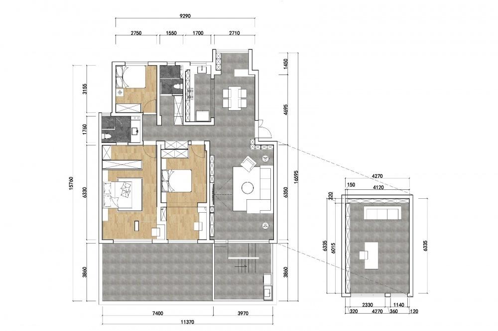 江南四月天 | 星瀚设计平层案例解读-46