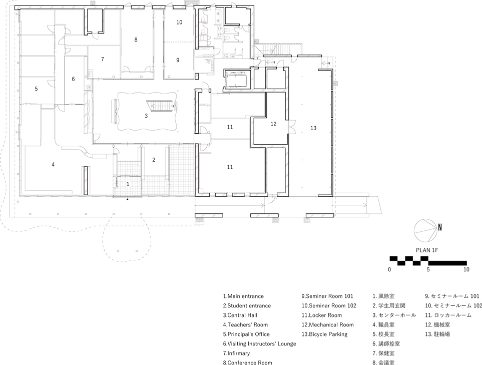 鹤冈市立荘内护理专门学校丨日本丨株式会社三上建筑事务所-45