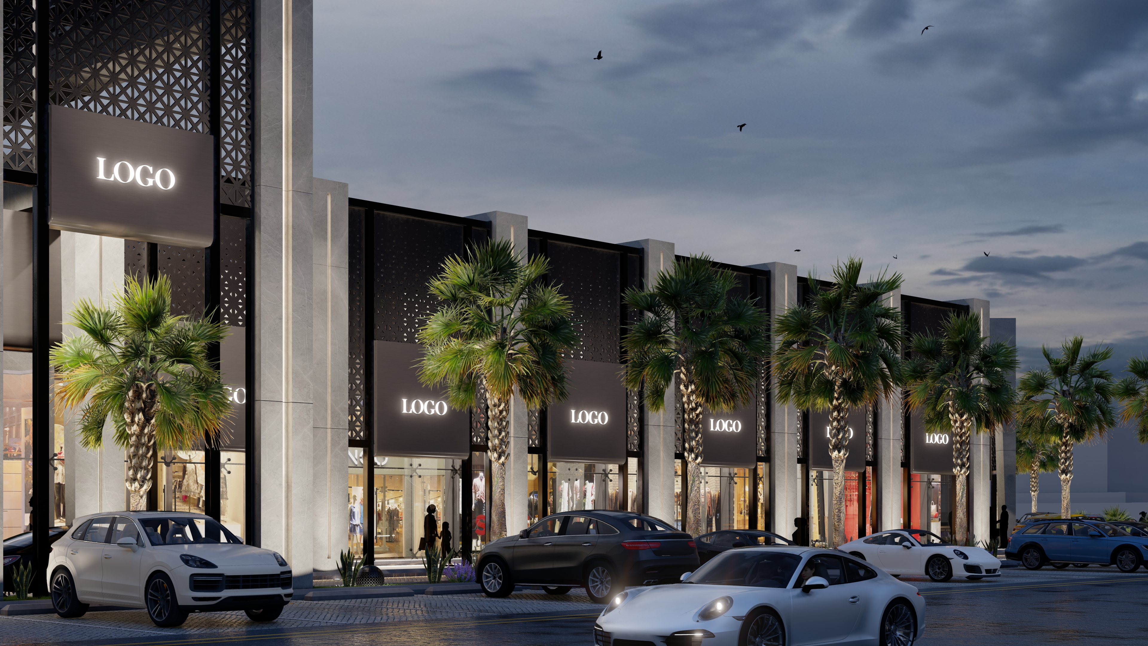 Strip Mall in Riyadh Saudi Arabia-4