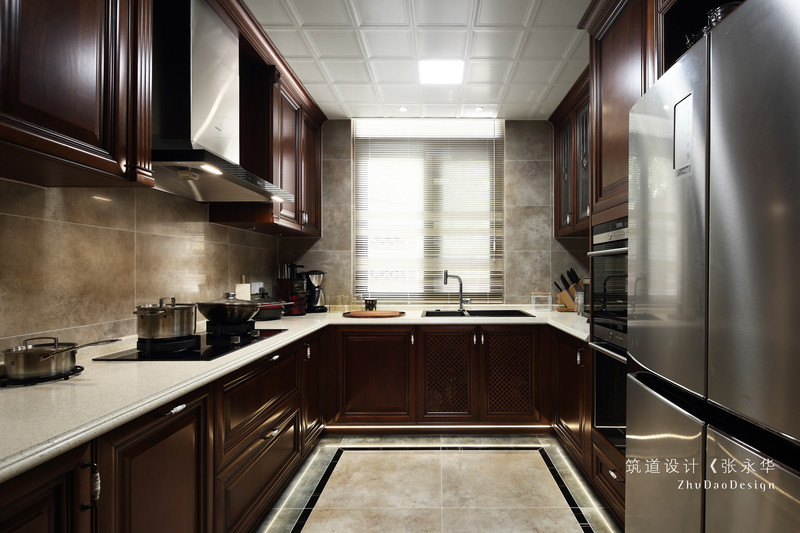 豪气美式全屋丨筑道设计-14