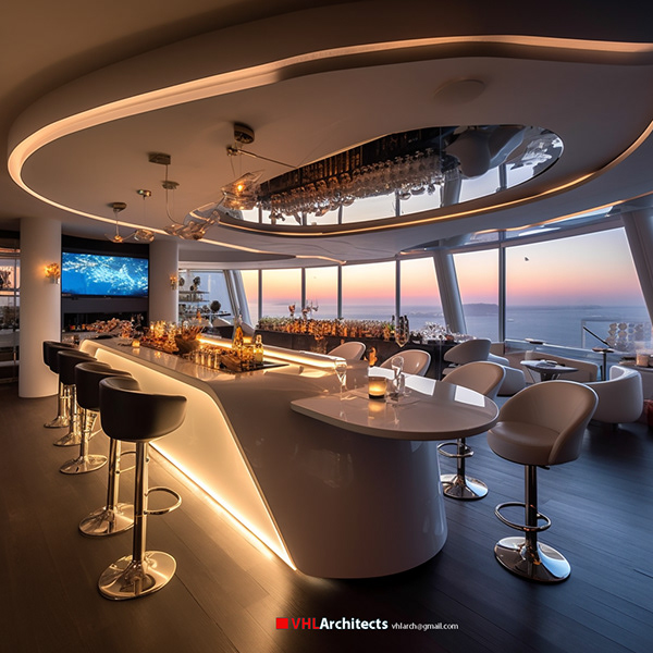 Superyacht Catamaran Electric Solar Futuristic SYF03-9