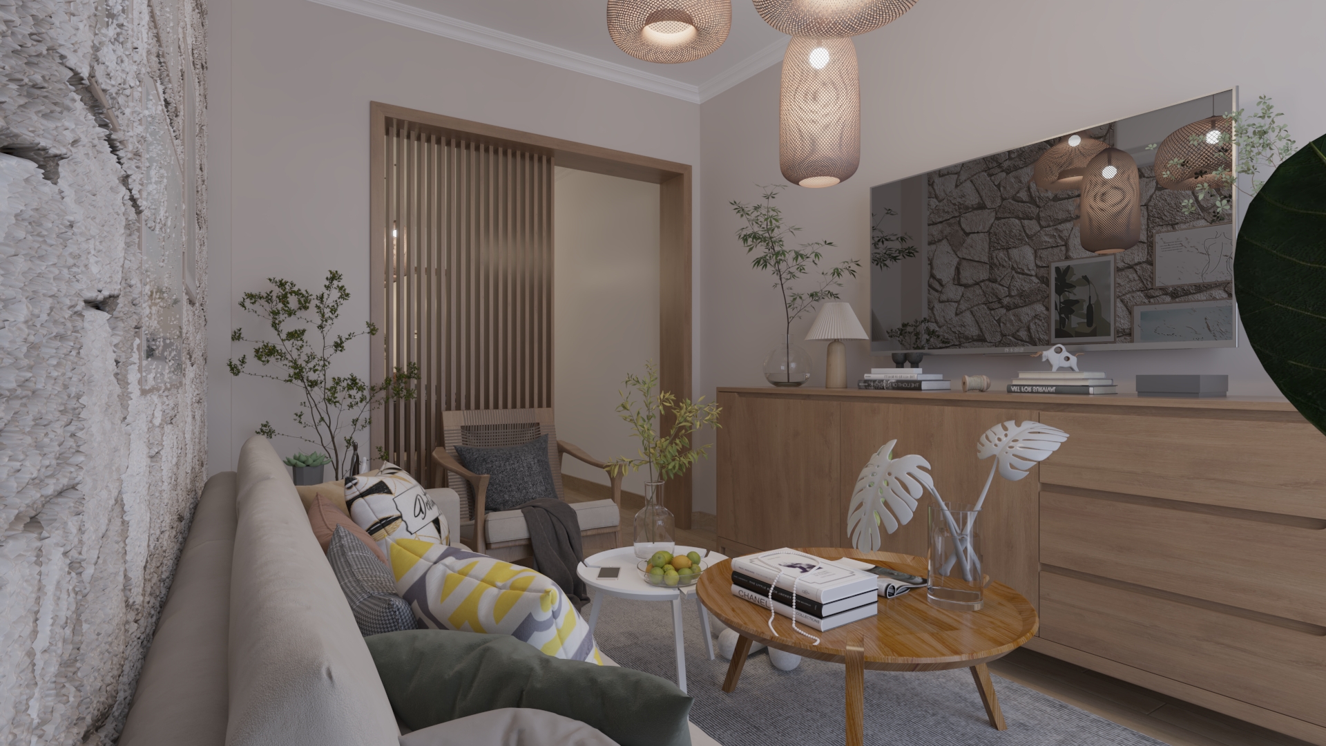 Apartment Boho Style at Saba Basha Alexandria-3