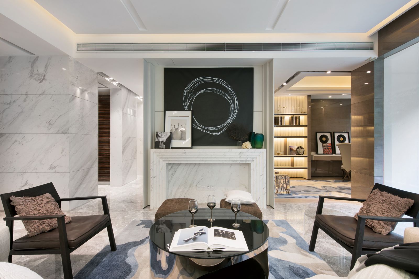 成都紫檀轩样板房  郑炳坤-3