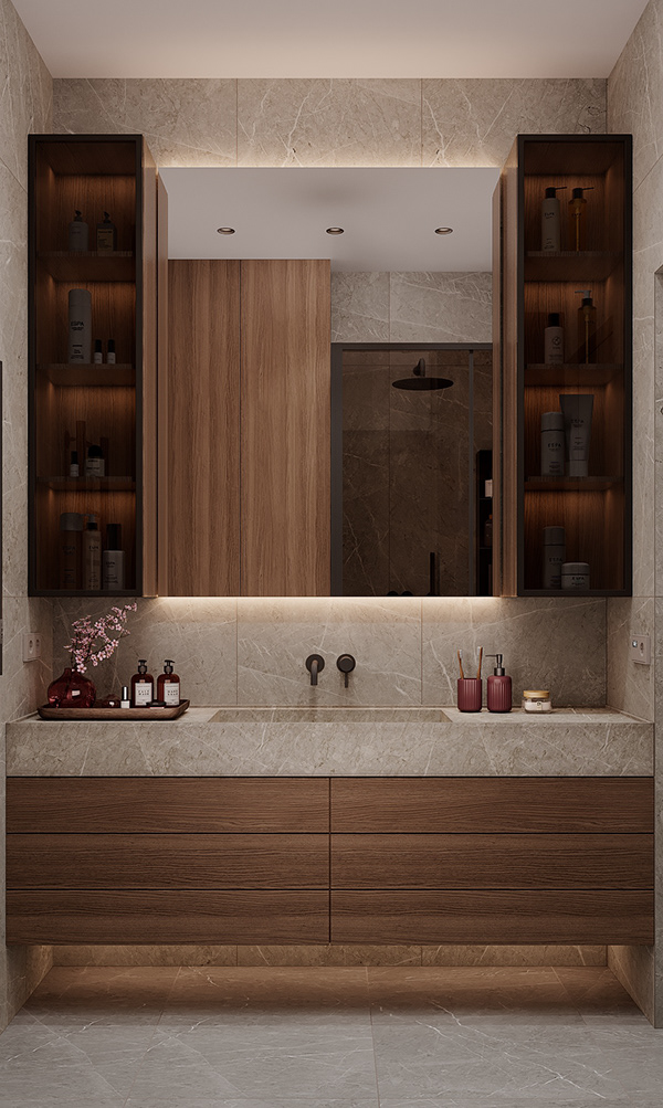 四口之家120平现代设计住宅-28