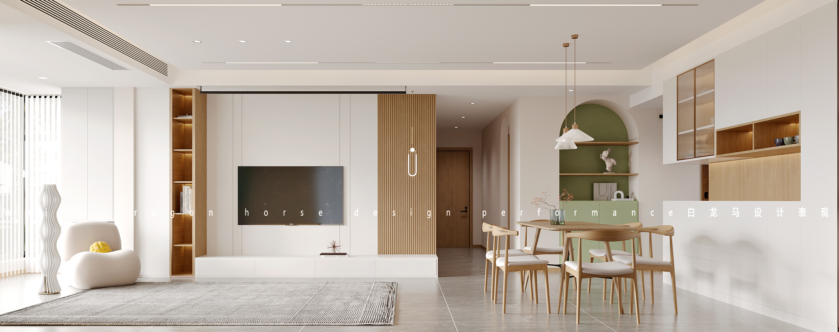 现代日式——白龙马效果图-5