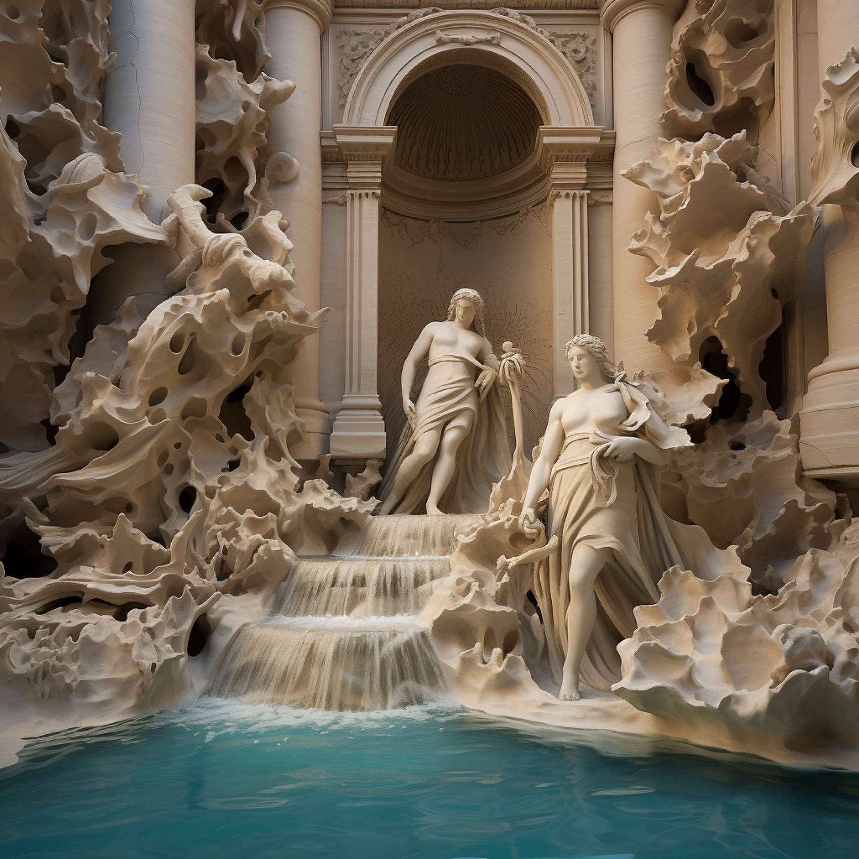 爱情之泉庭院丨印度新德里丨MOFA Studio-145