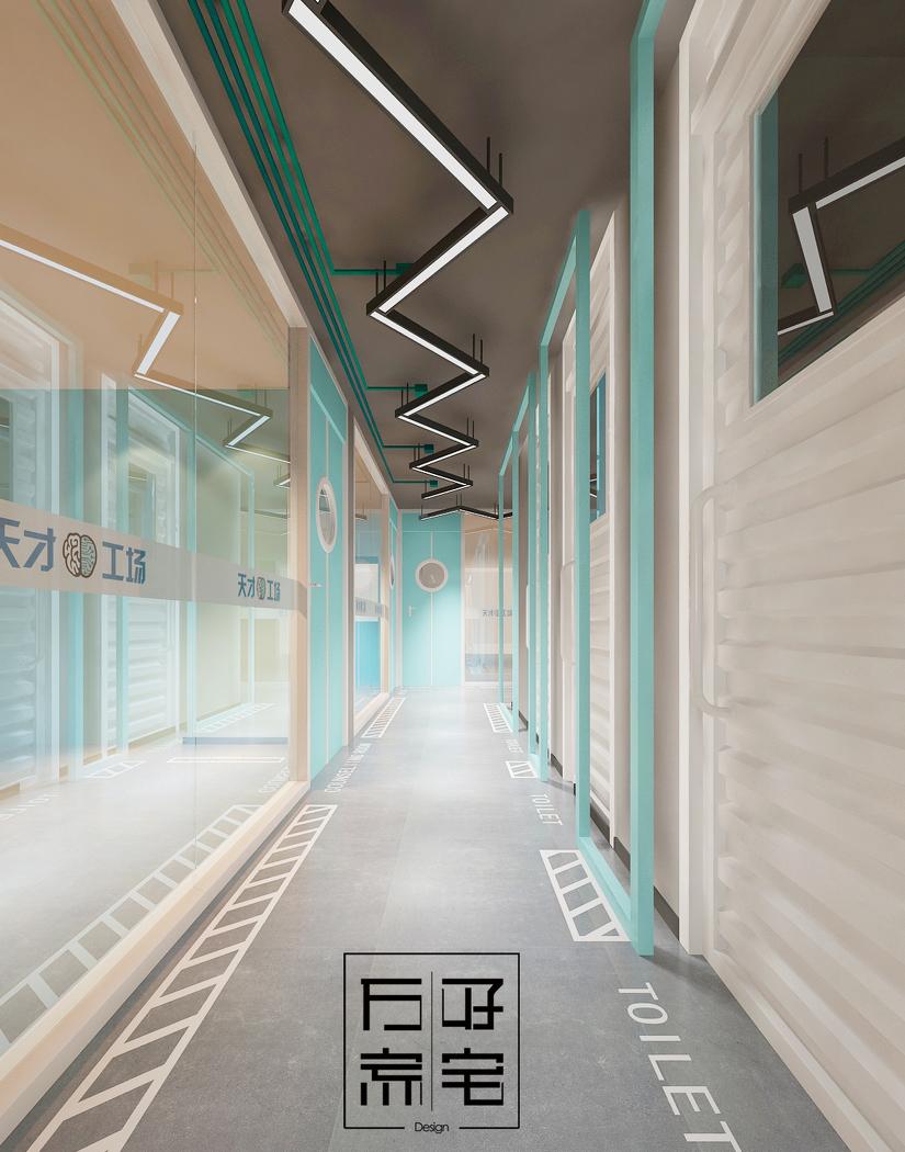 
天才工场380m²儿童实践智力开发教育空 -4