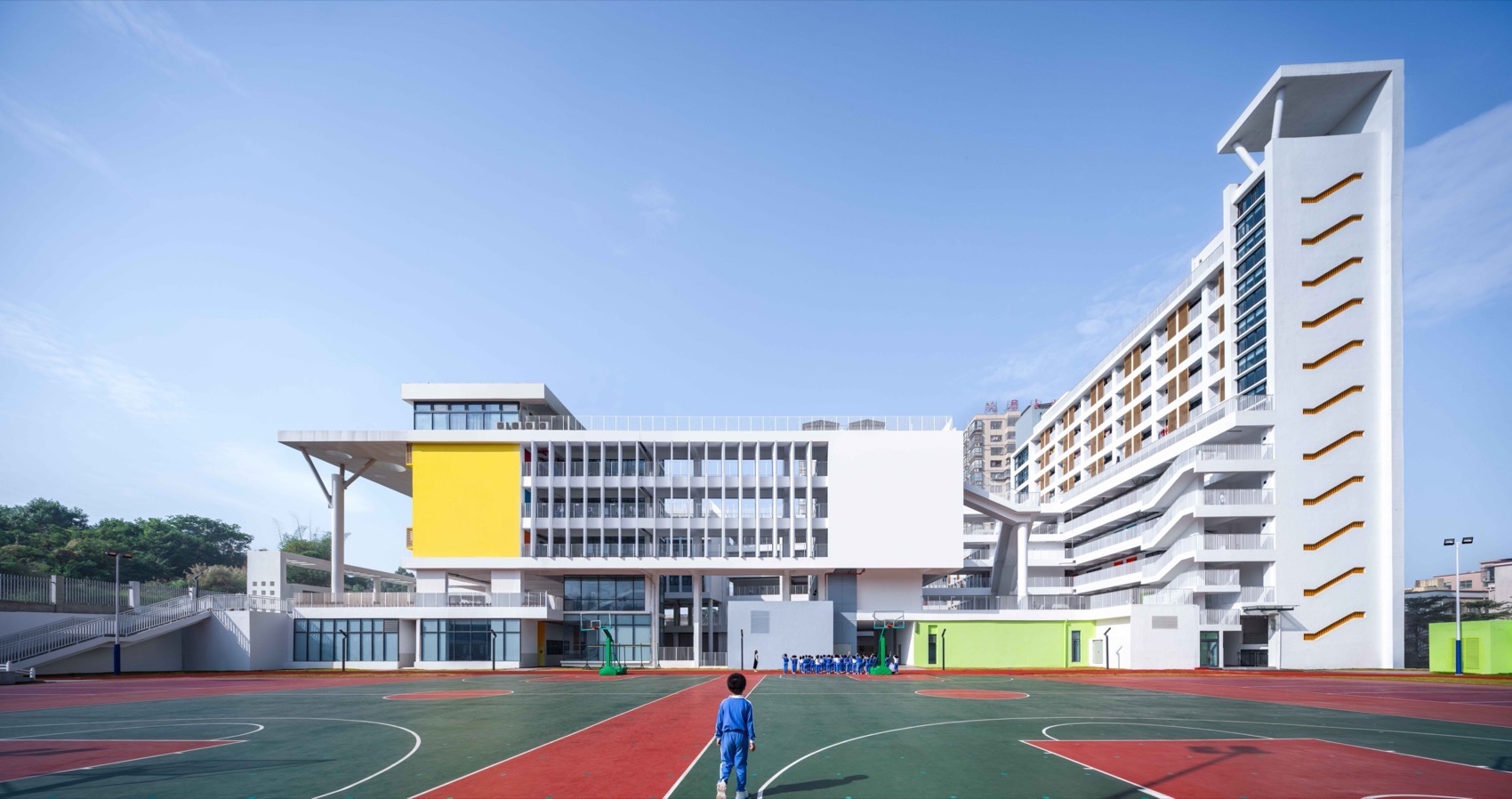 深圳市龙华区福城实验学校 / 深圳大学建筑设计研究院 “钟中+钟波涛”工作室-3