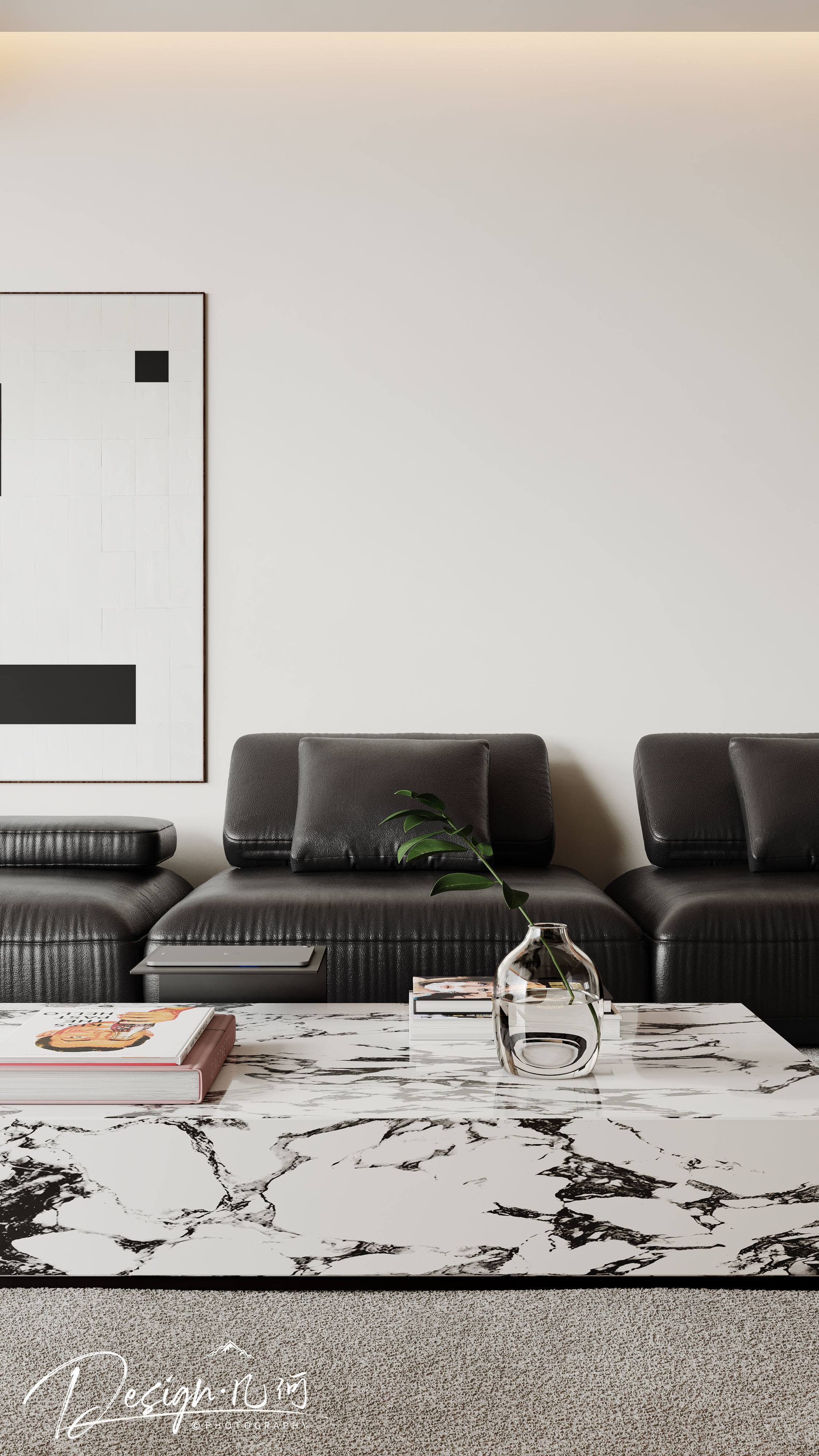 几何空间视觉表现 | 国悦府现代客餐厅-12