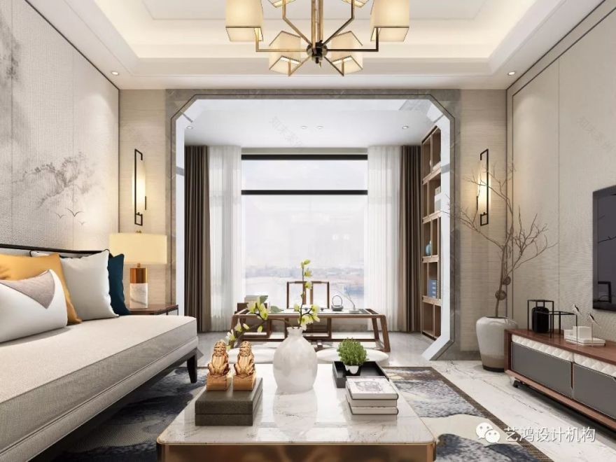 《知否》新中式之美 | 复古韵味的空间设计-71