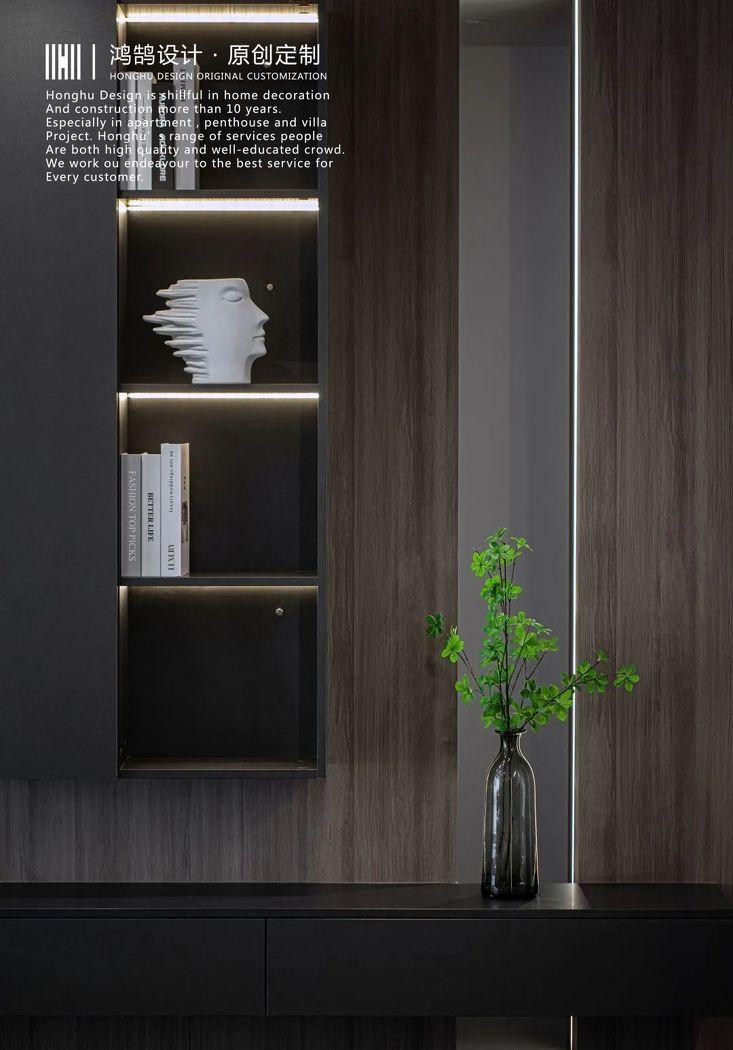 现代平层公寓设计丨中国芜湖丨芜湖鸿鹄设计-7