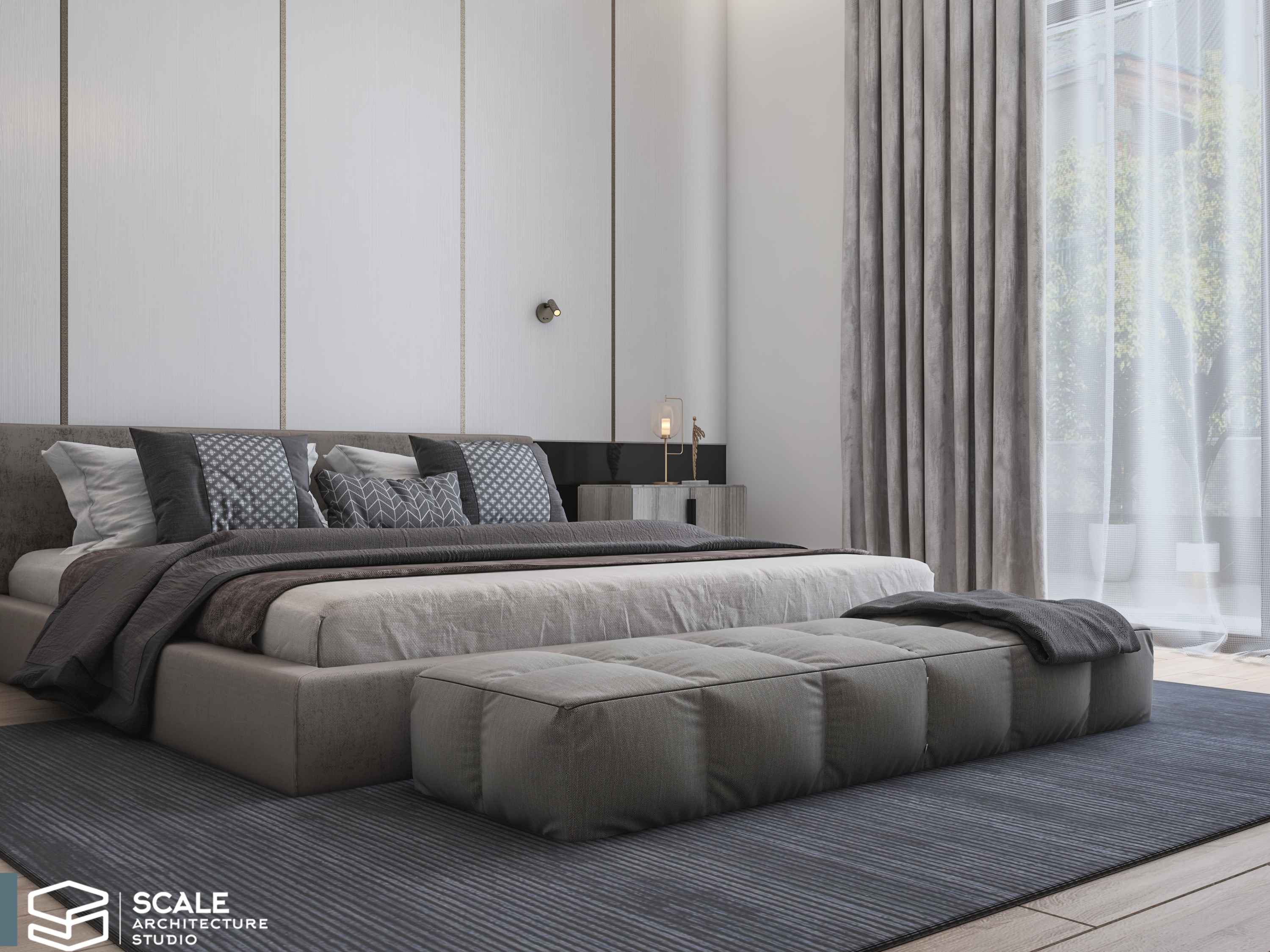 别墅主卧室丨Scale Architecture studio office-10