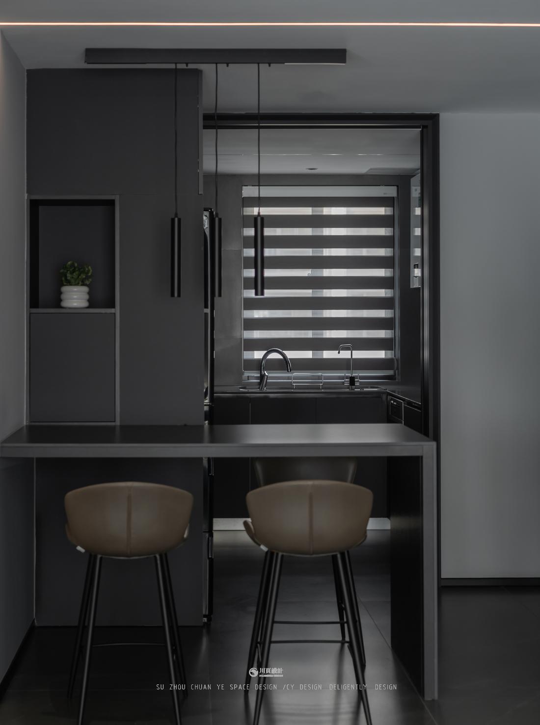 暗黑系精装房 · 现代简约的优雅与神秘-44