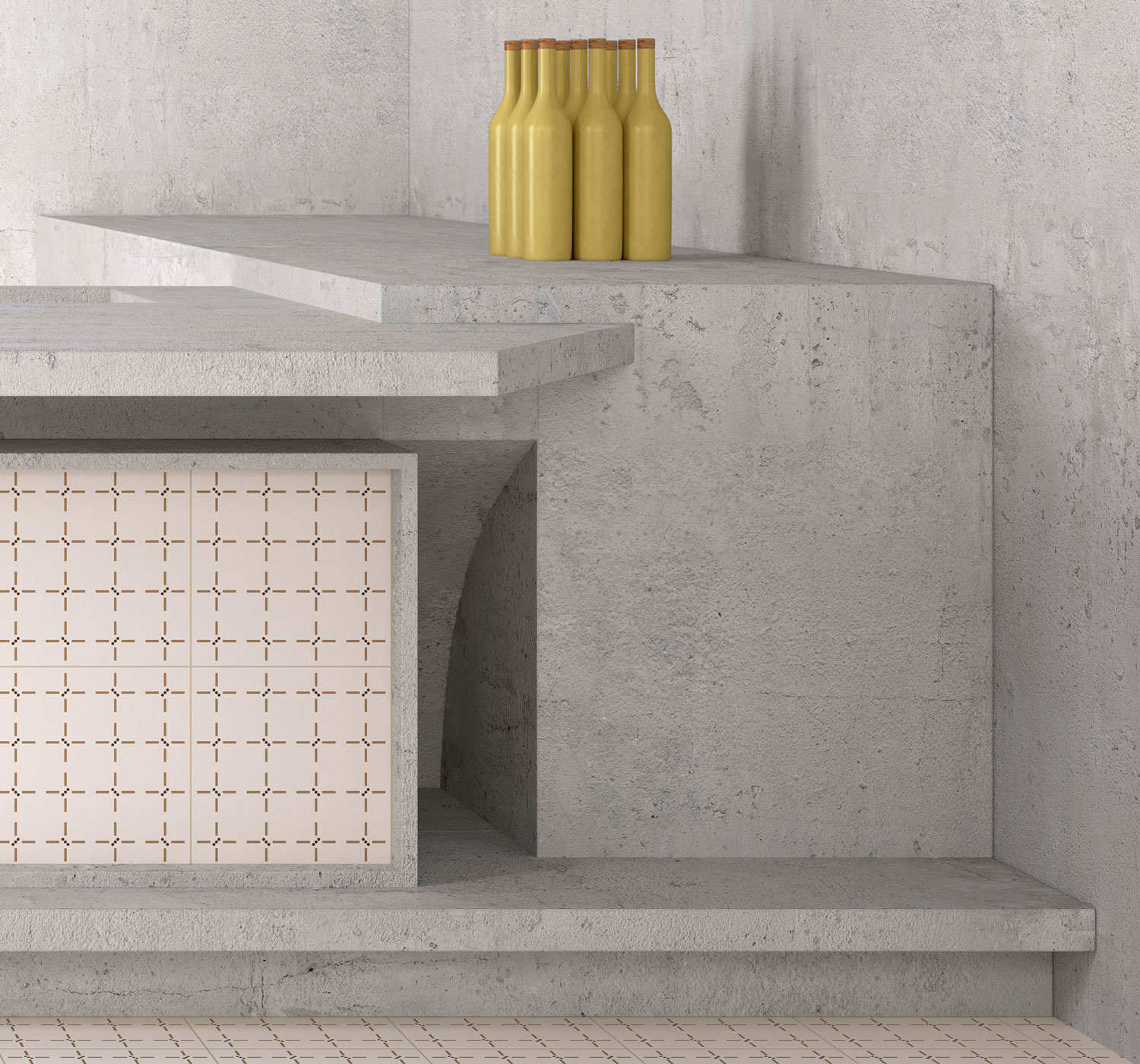 House of Tiles Concept Space - Tile Collection by Marcante Testa.-30