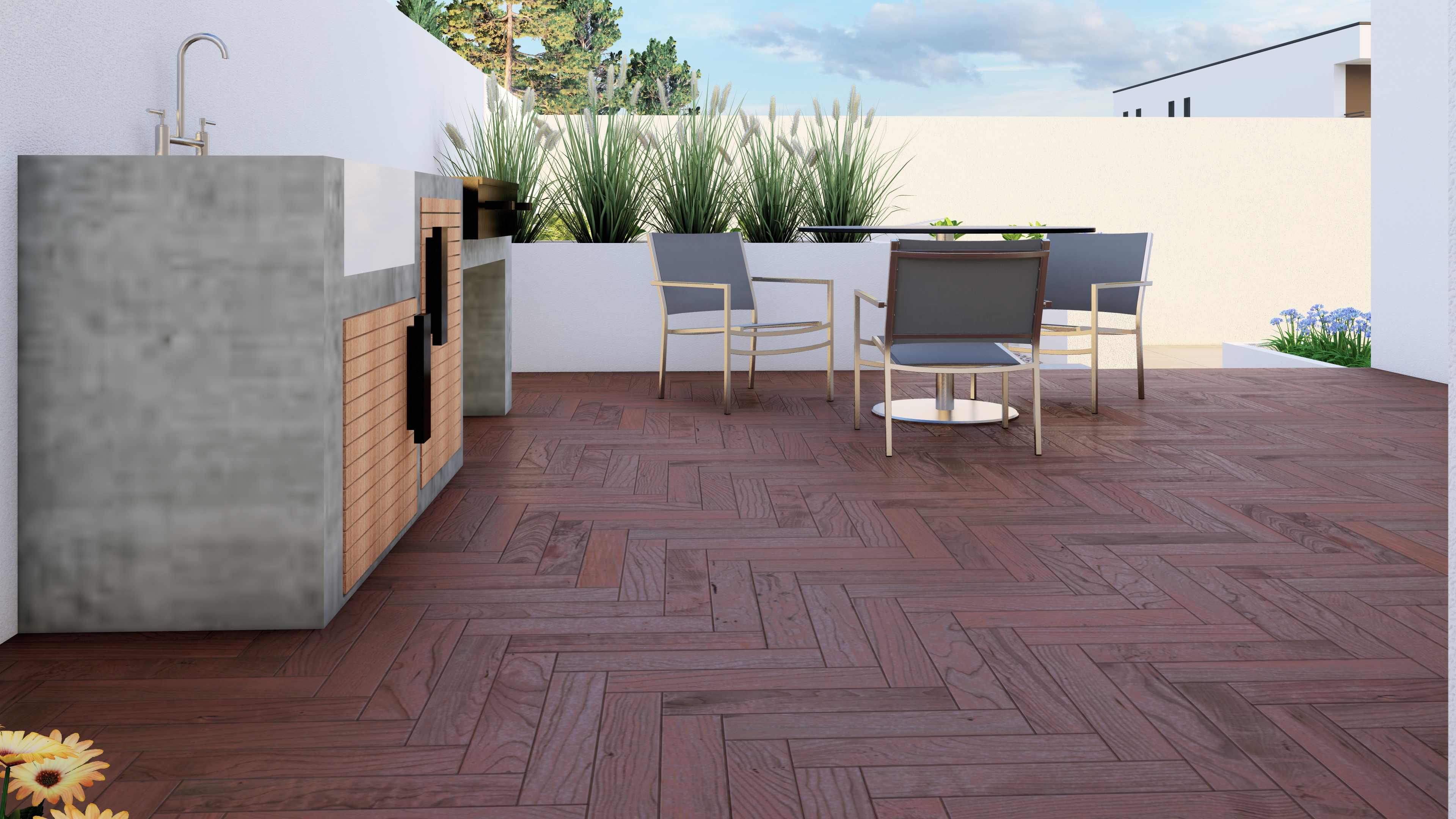 house yard landscape-12