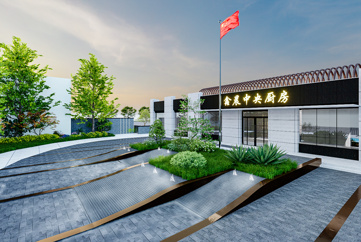 当阳厂房景观规划设计丨中国湖北-8