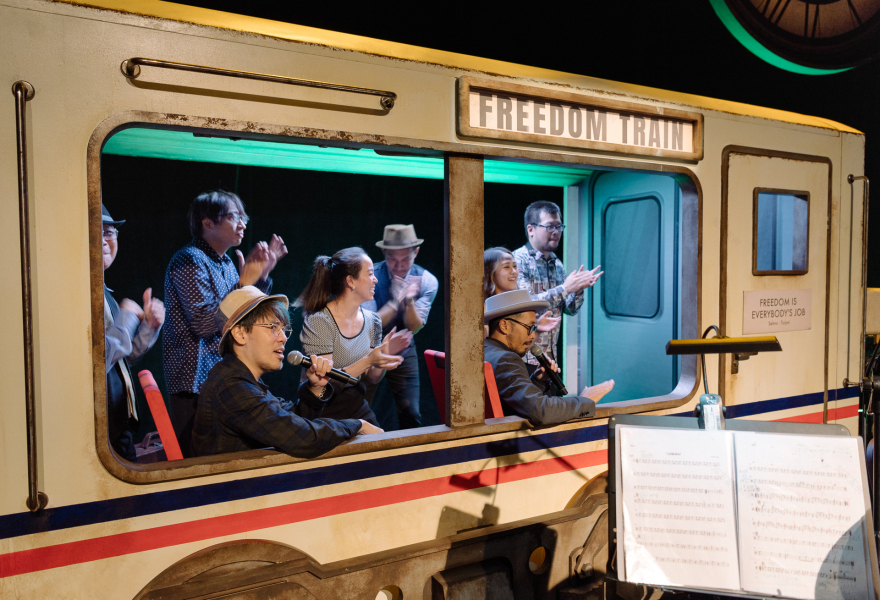 《前進吧!爵士特快車》舞台设计及制作丨山峸-17