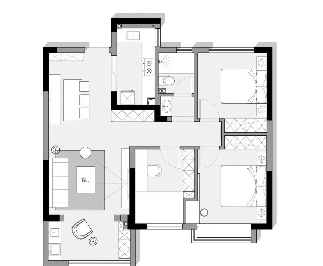 祥源金港湾·简约生活丨中国合肥丨文青一鸣空间设计-44