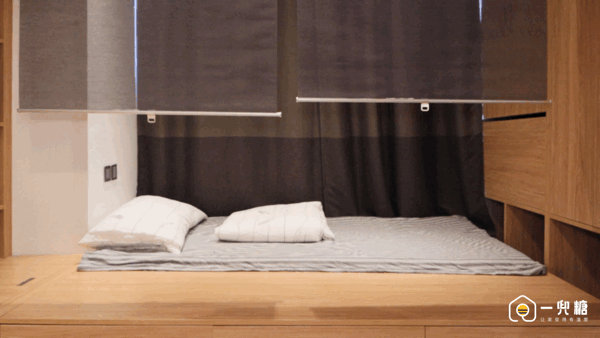 35㎡小户型逆袭 | 一室四用，浴缸、开放式厨房、衣帽间、榻榻米全都有-66