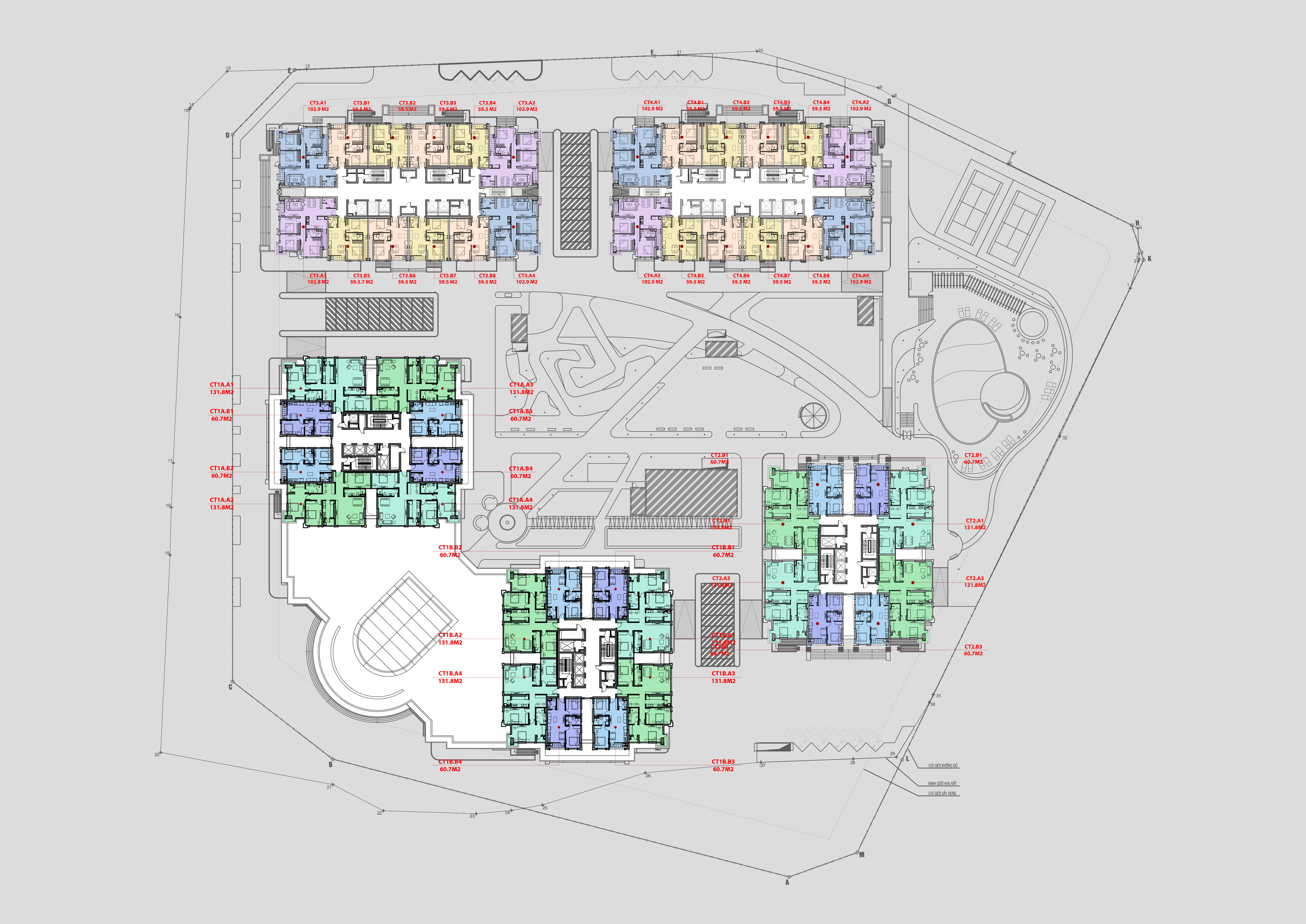 Iris Garden公寓项目丨越南河内丨越南NKB Archi有限公司-35