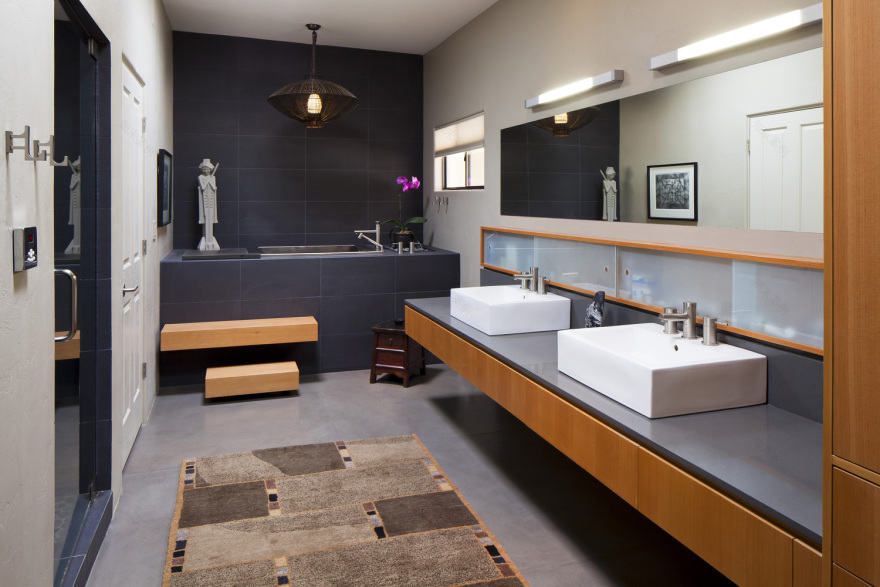 绿意盎然 | 美国沙漠中的现代翻修住宅-32