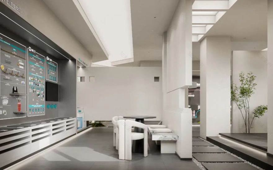 周笙笙展厅设计 · 210m²长垣海信中央空调展厅丨中国河南丨周笙笙全案设计工作室-36