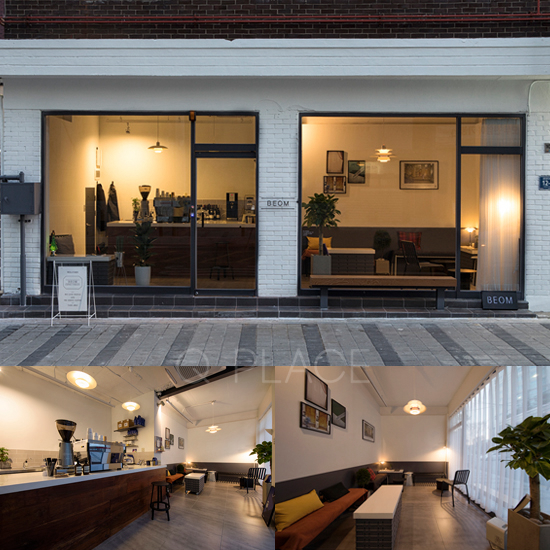 融合北欧风与复古的 12 坪咖啡厅设计-1