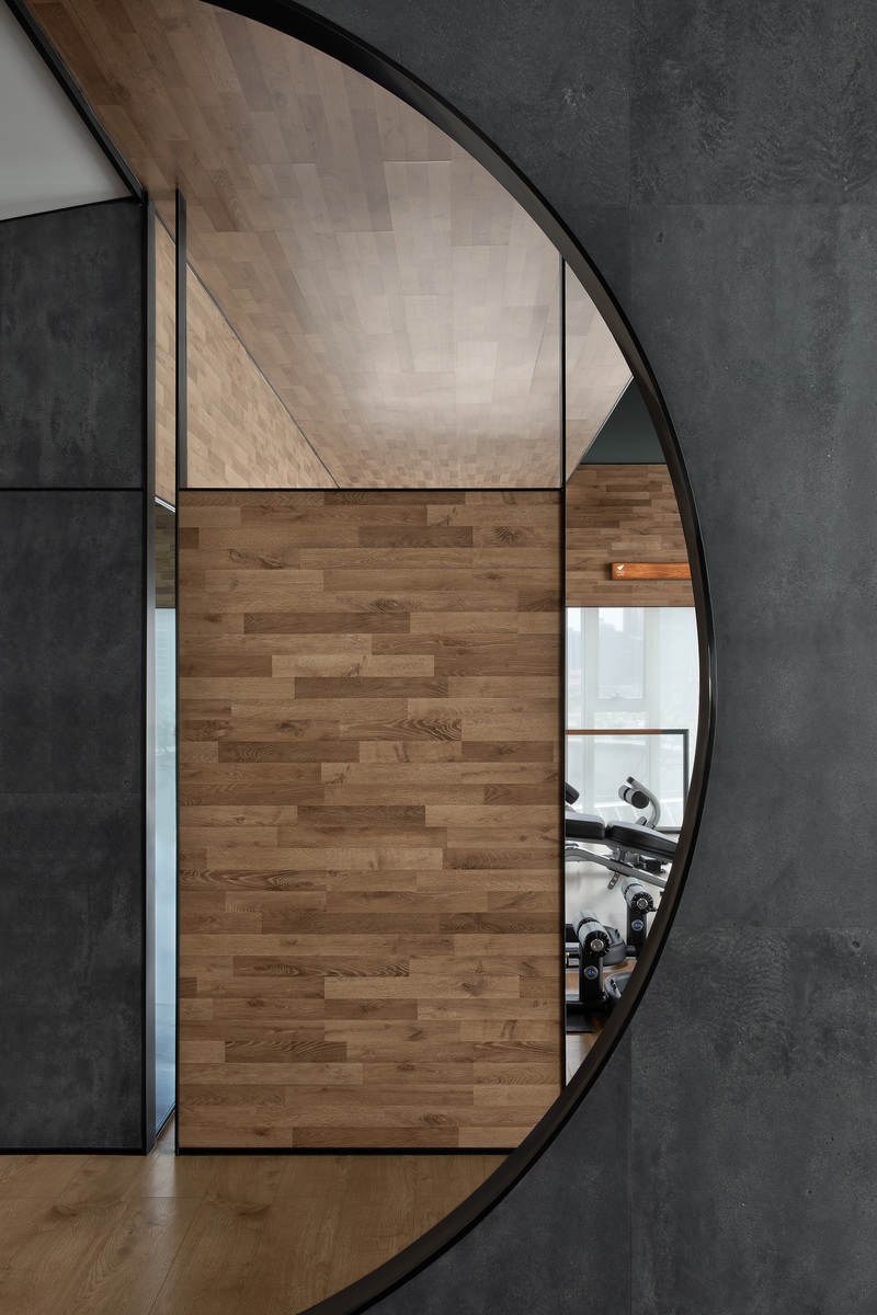 自由者健身旗舰店，现代风格与自然元素完美融合-16