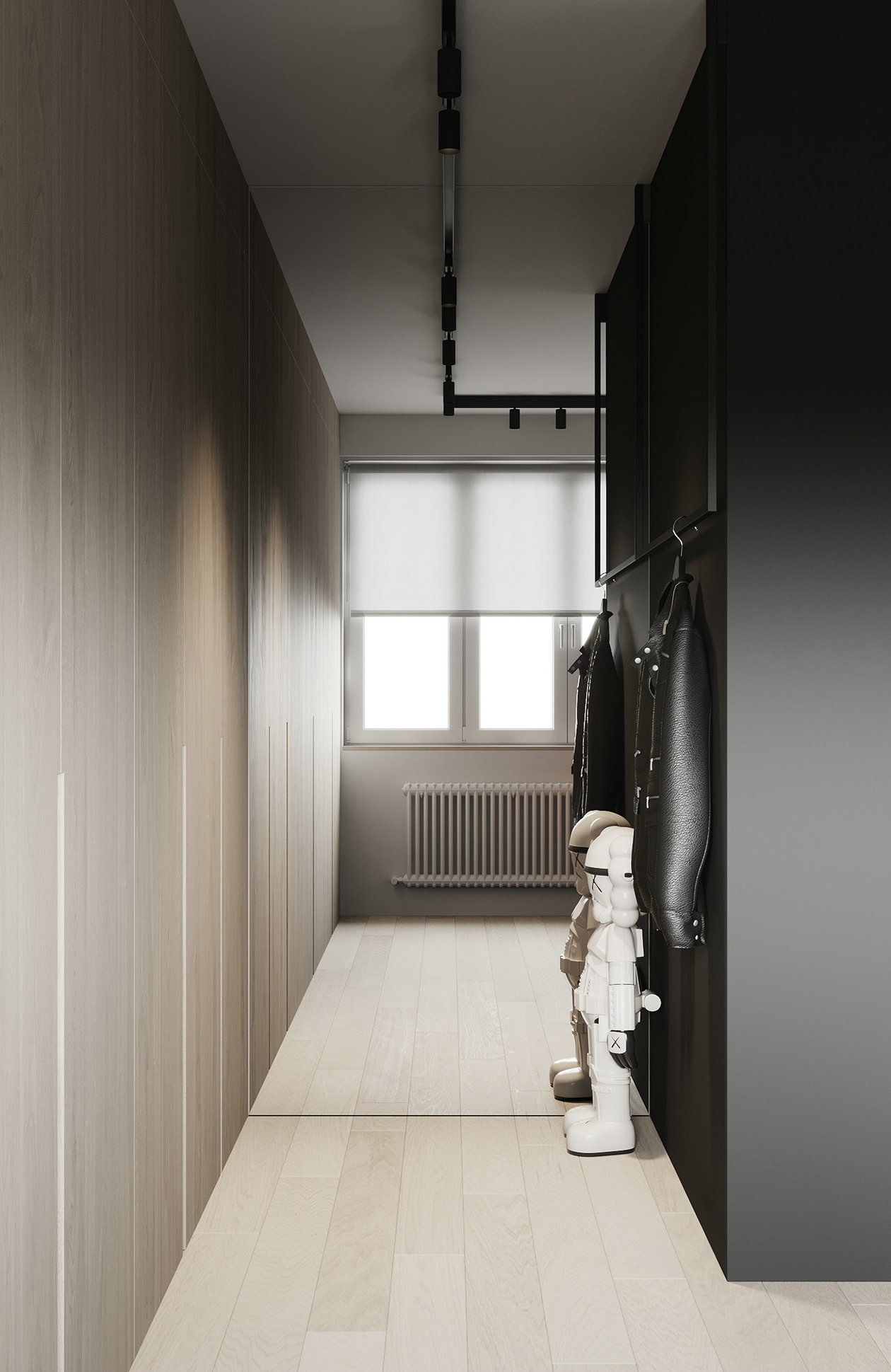 素简治愈，高级灰色系小空间公寓设计-0