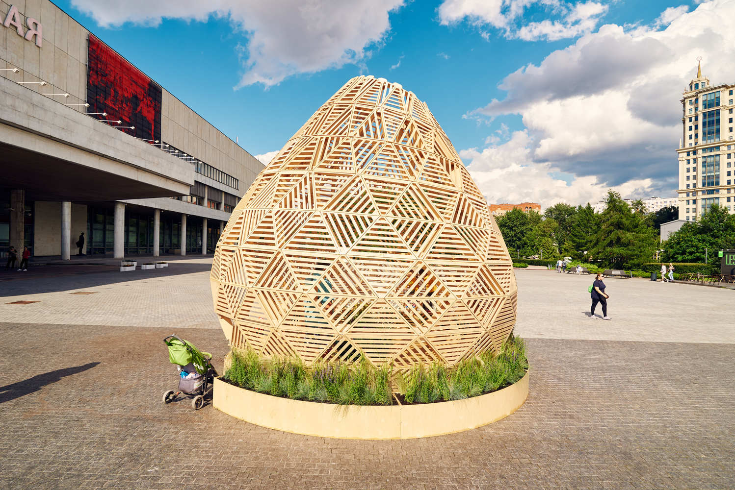 莫斯科艺术博物馆植物装饰讲台-24